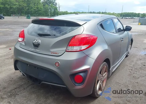 2013 Hyundai Veloster Turbo W/Black z USA, uszkodzony, nr VIN KMHTC6AE7DU141885